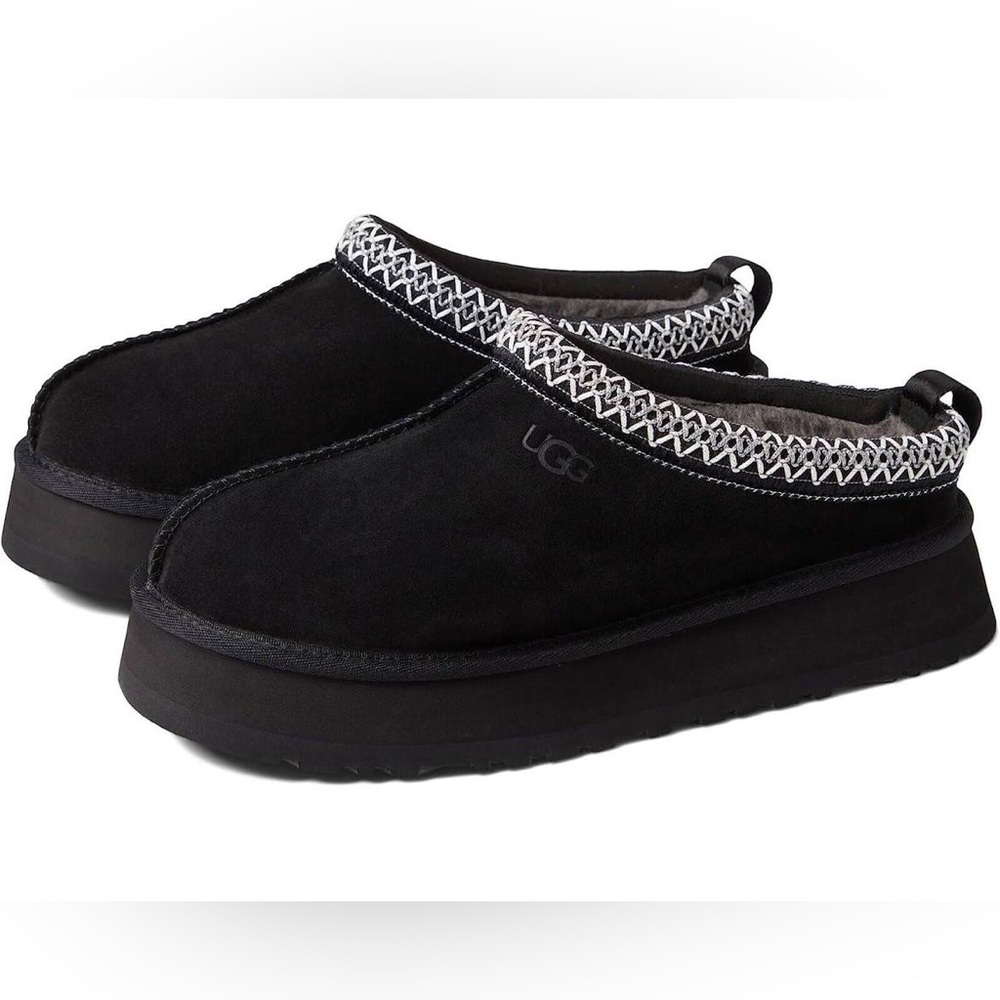 UGG Black Tazz Slippers Size 8